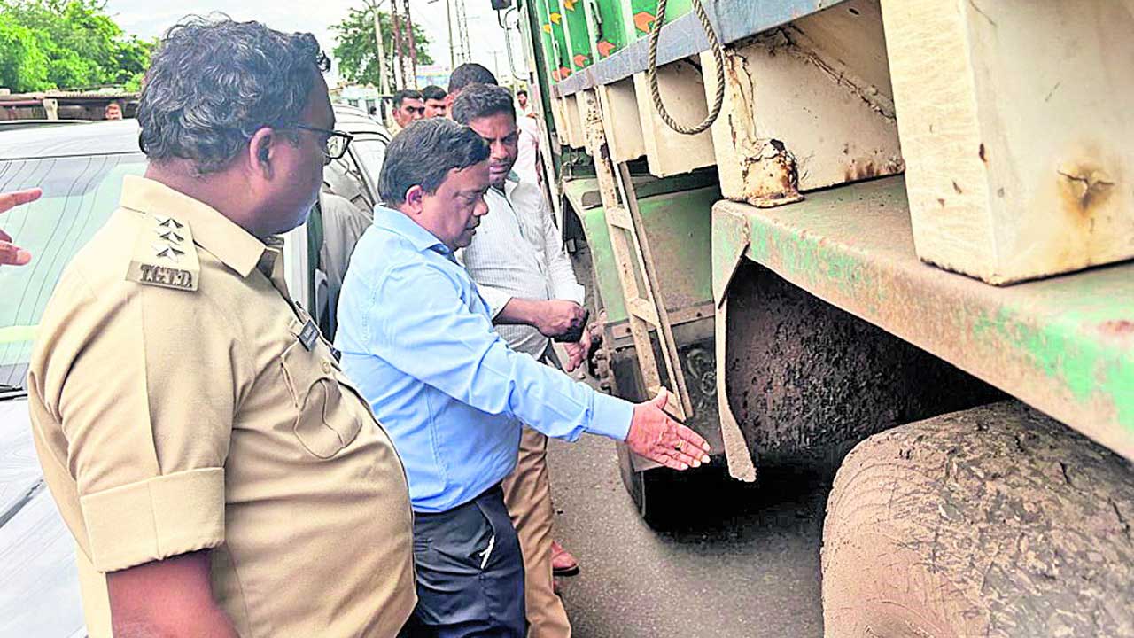 డీటీవో కేసులో సీన్‌ రీ కన్‌స్ట్రక్షన్‌