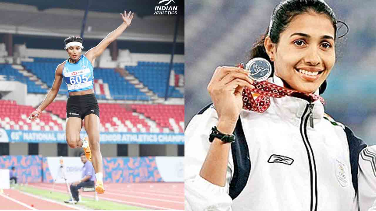 Ancy Sojan | అన్సీ సూపర్ జంప్.. 22 ఏళ్ల అంజూ జార్జ్ రికార్డు బ్రేక్..!
