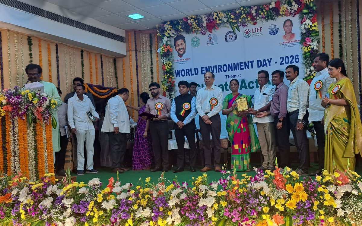 అంజనాపురం పాఠశాలకు రాష్ట్ర ఉత్తమ పర్యావరణ పాఠశాల అవార్డు