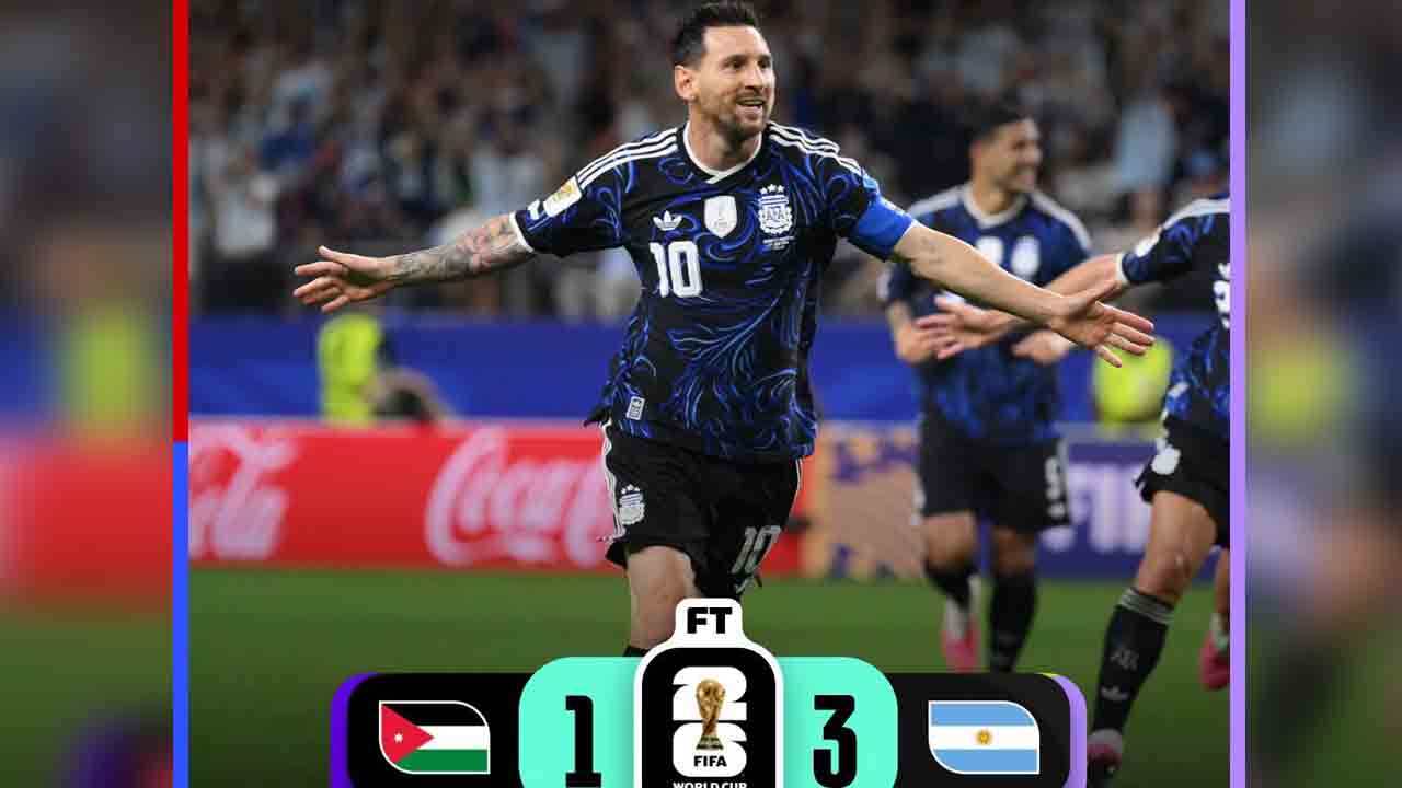 FIFA World Cup 2026 | జోర్డాన్‌పై అర్జెంటీనా ఘన విజయం.. మెస్సీ సరికొత్త చరిత్ర!