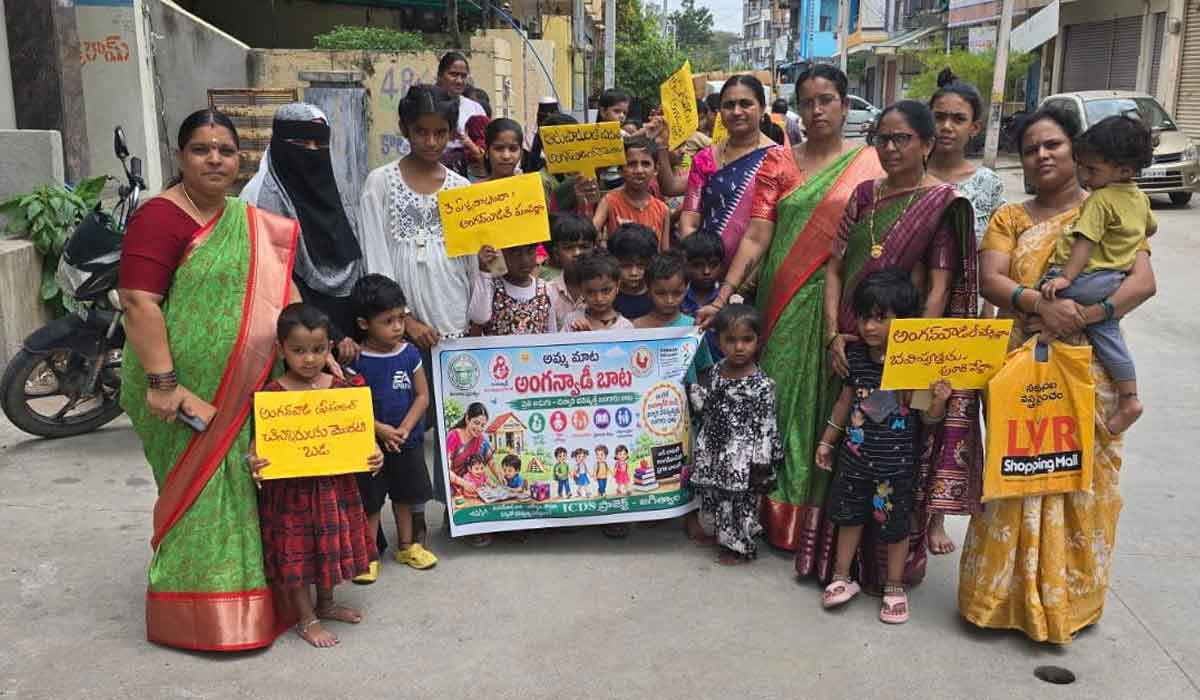 Jagityal | ఆరేళ్లలోపు పిల్లలను అంగన్వాడీ కేంద్రాల్లో చేర్పించాలి.. 48వ వార్డు కౌన్సిలర్ కొండ అరుణ