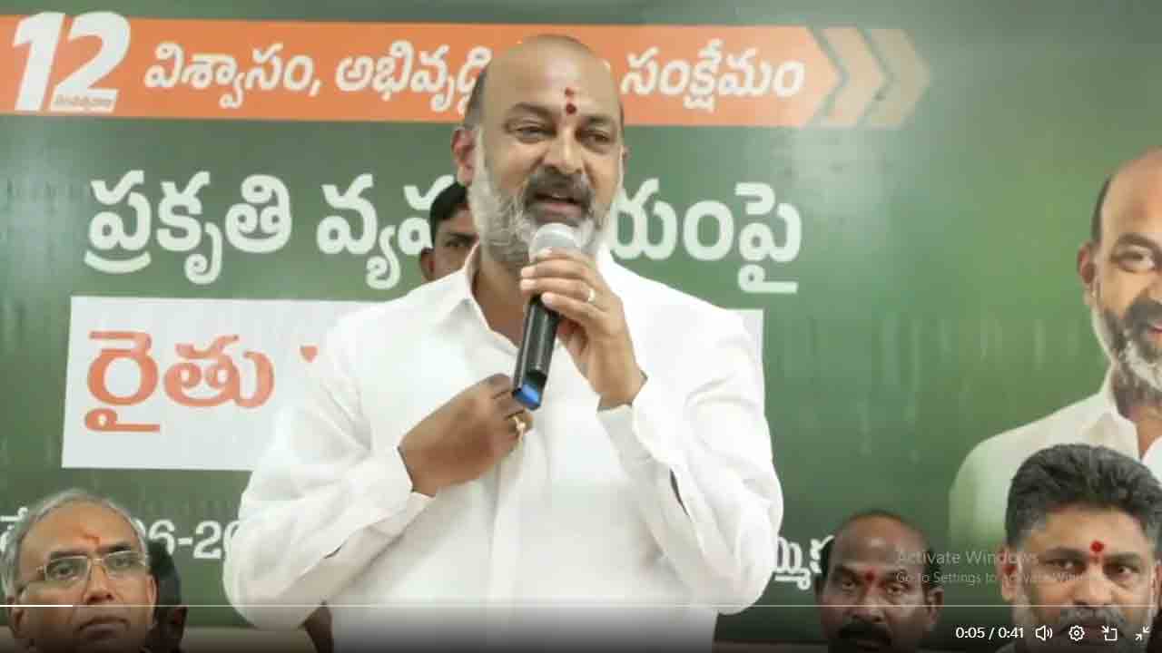 Bandi Sanjay | నాకు మోదీ స్ఫూర్తి.. 20 ఏండ్ల నుంచి ఎప్పుడూ జ్వ‌రం లేదు : కేంద్ర హోంశాఖ స‌హాయ మంత్రి బండి సంజ‌య్