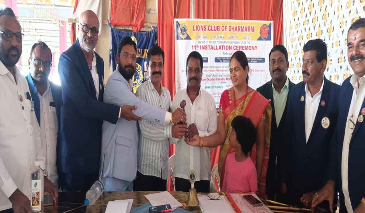 Dharmapuri | ధర్మారం లయన్స్ క్లబ్ సేవలు ప్రశంసనీయం.. జిల్లా రెండో ఉప గవర్నర్ లయన్ డాక్టర్ ఉదారీ చంద్రమోహన్ గౌడ్