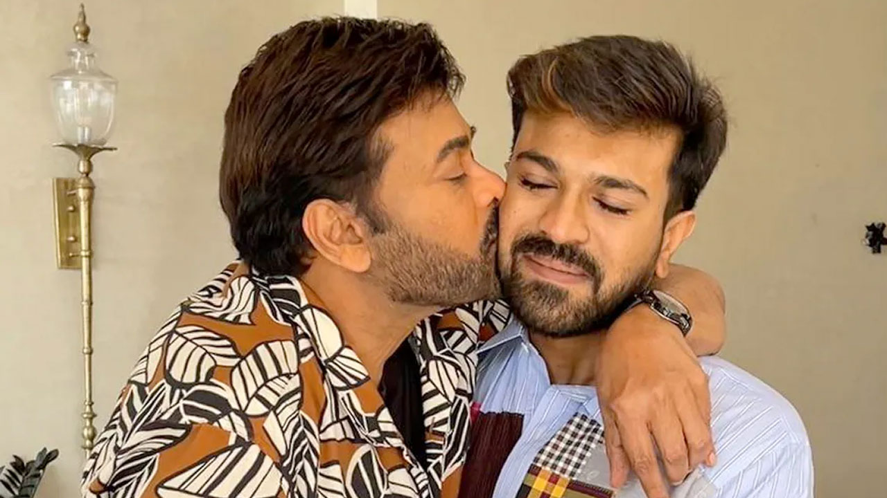 Ram Charan | ఫాదర్స్ డే స్పెషల్.. చిరంజీవి సెట్స్‌లో రామ్ చరణ్ సర్‌ప్రైజ్ విజిట్!