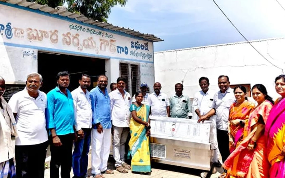 గానుగ‌బండ‌లో ఎన్నారై చేయూత‌తో వాటర్ ప్లాంట్ ఏర్పాటు