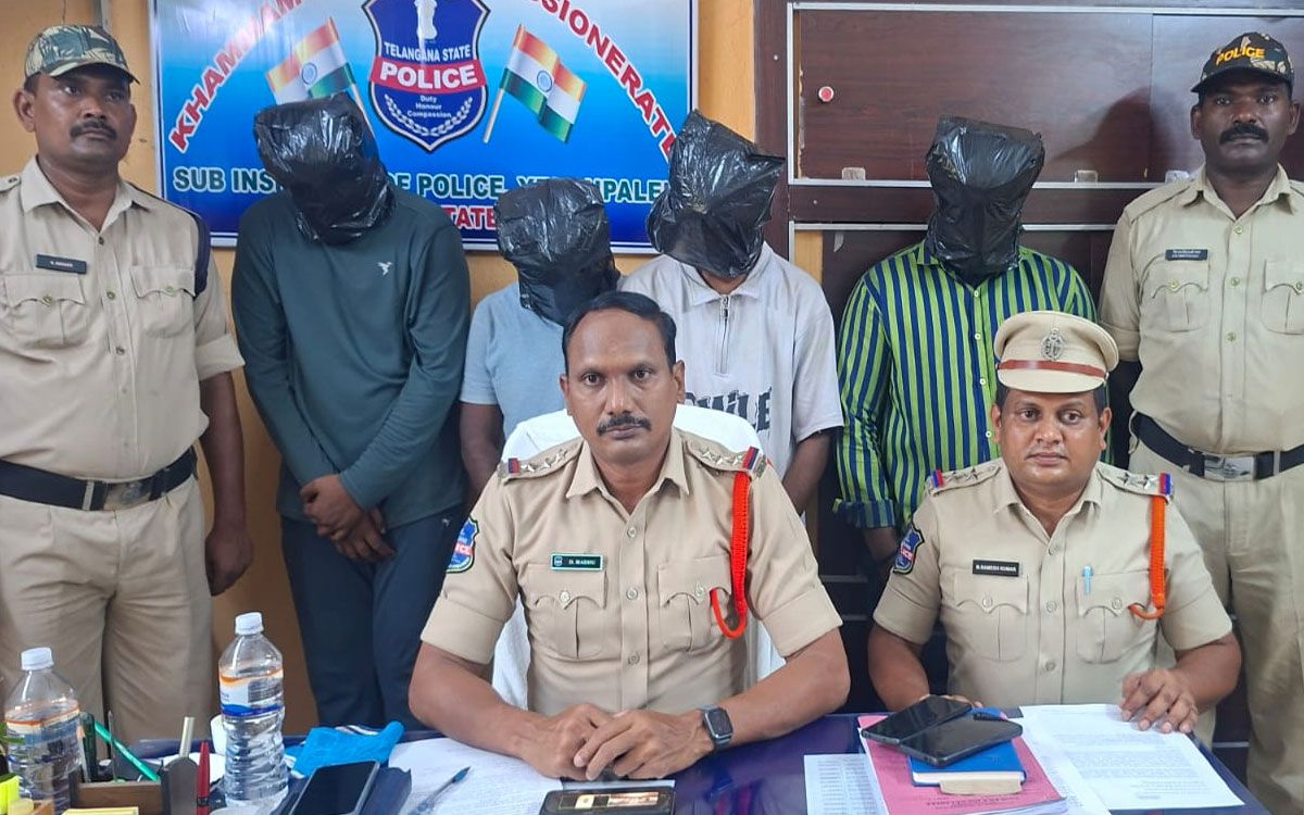 బ‌ర్రెల దొంగల ముఠా అరెస్ట్‌