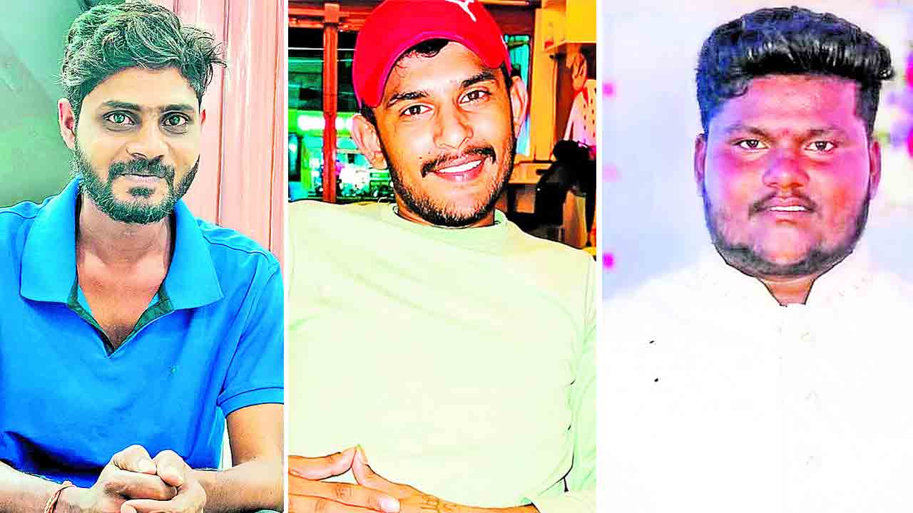 రోడ్డు ప్రమాదంలో ముగ్గురి దుర్మణం.. బొలేరో వాహనాన్ని ఢీ కొట్టిన లారీ
