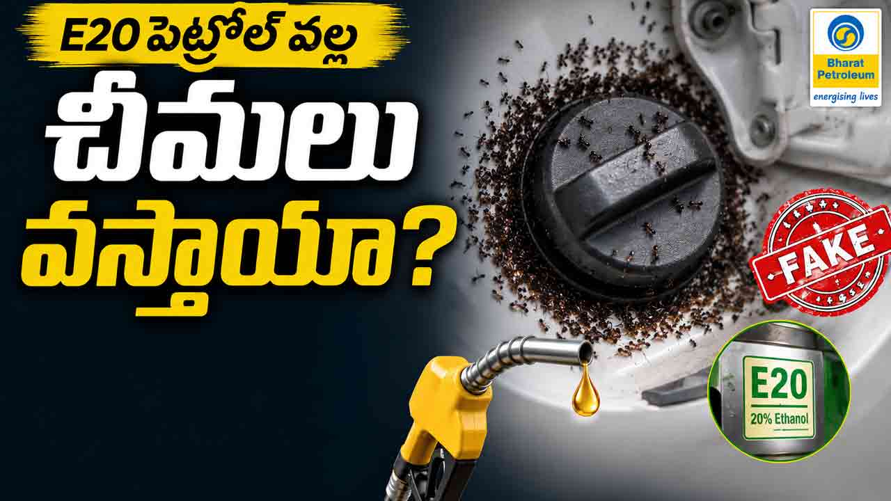 Fact Check | E20 పెట్రోల్ పోస్తే బైక్‌కు చీమలు పడతాయా.. సోషల్‌మీడియాలో వైరల్.. ఇదిగో క్లారిటీ!