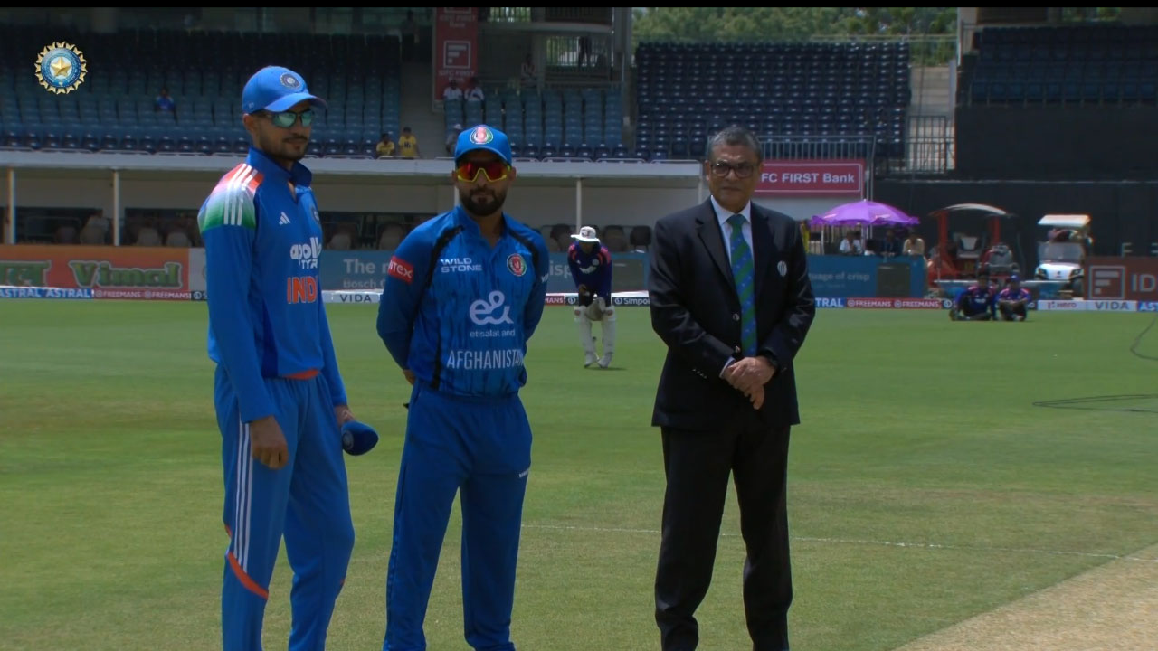 INDvAFG: భార‌త్‌తో మూడో వ‌న్డే.. ఆఫ్ఘ‌నిస్తాన్ ఫ‌స్ట్ బ్యాటింగ్