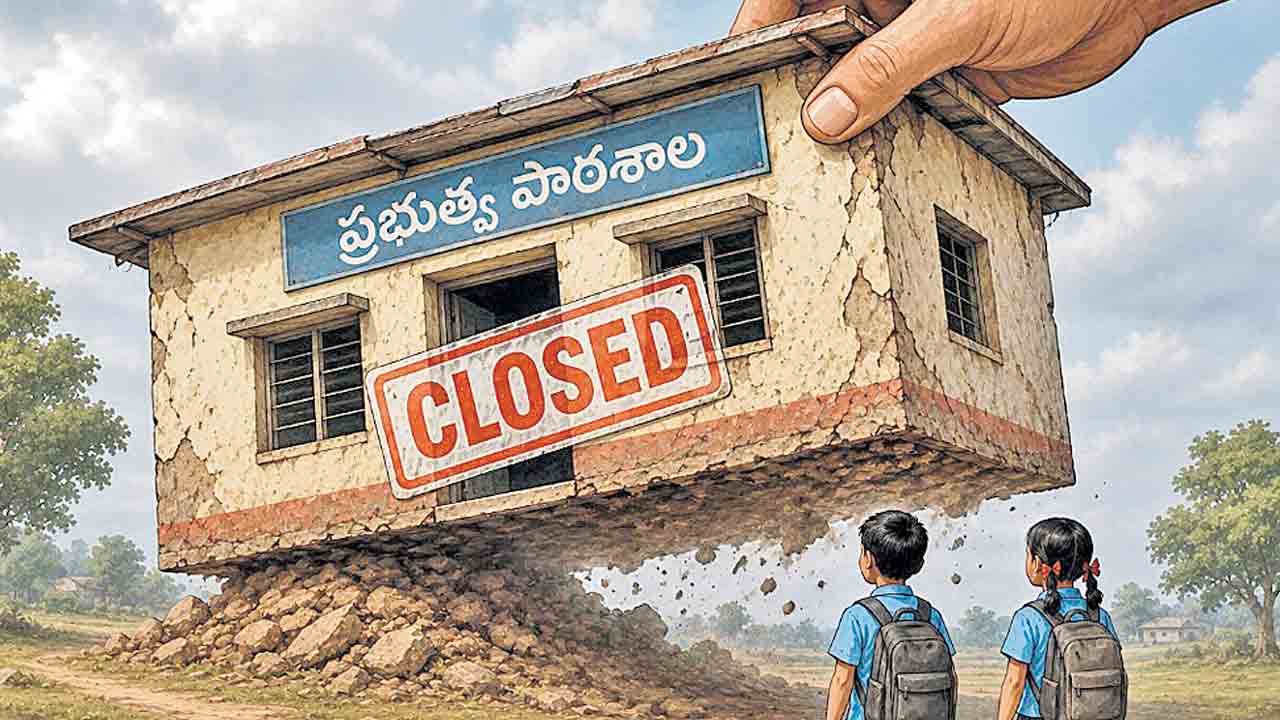 బాగు చేస్తామని.. బడుల ఎత్తివేత!