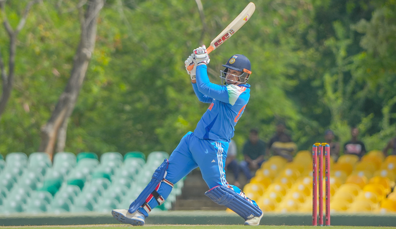 INDA vs SLA | ఫైన‌ల్లో శివ‌మెత్తిన వైభ‌వ్.. శ్రీ‌లంక ఏ ముందు భారీ ల‌క్ష్యం..!
