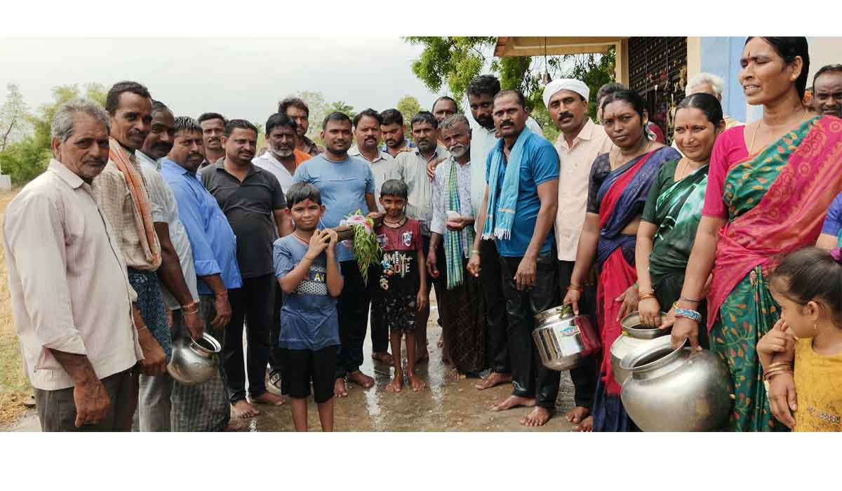 Himmatnagar | వానలు కురవాలని హిమ్మత్‌నగర్‌లో కప్పతల్లి ఆడిన గ్రామస్తులు
