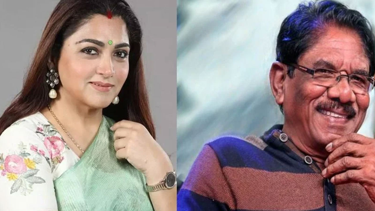 Khushbu Sundar | ఆ కల ఇక కలగానే మిగిలిపోయింది .. భారతీరాజా మృతిపై కుష్బూ భావోద్వేగం