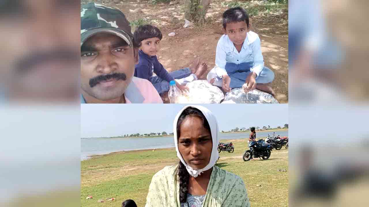 Tragedy | భార్యతో గొడవ.. ఇద్దరు పిల్లలతో నిజాంసాగర్ రిజర్వాయర్‌లో దూకి భర్త ఆత్మహత్య