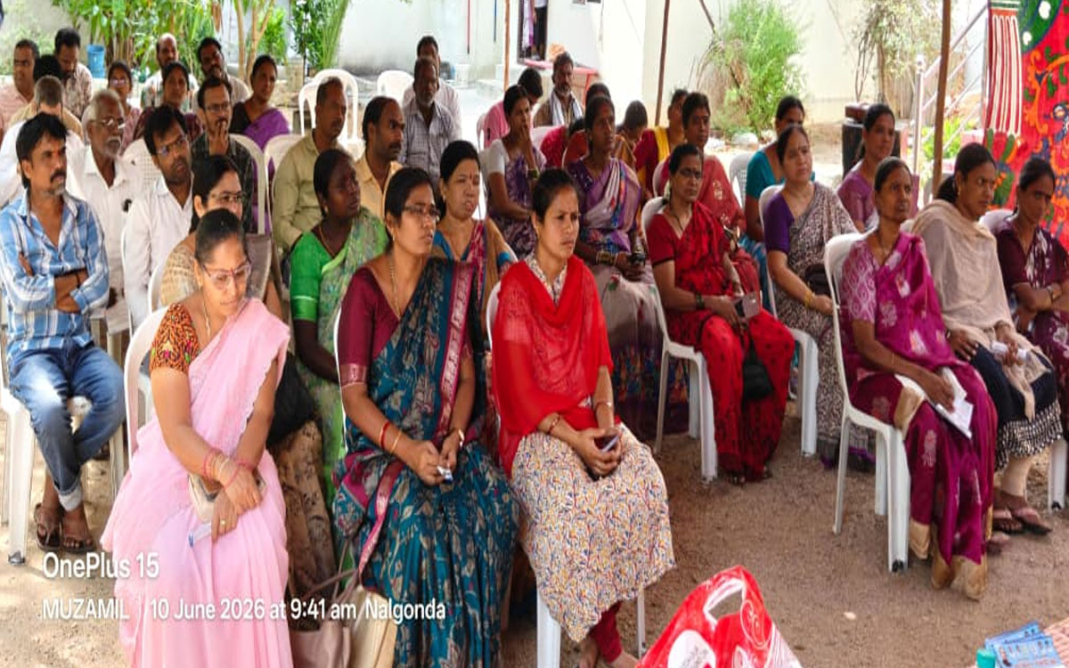 నగరాభివృద్ధికి ప్రజల సూచనలే మార్గదర్శకం : నల్లగొండ మున్సిపల్ కమిషనర్ శరత్ చంద్ర