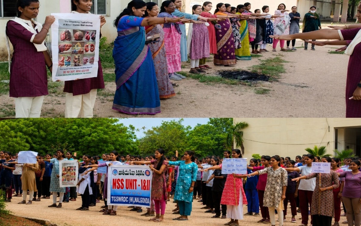 టీజీఎస్‌డబ్ల్యూఆర్‌డీసీలో అంతర్జాతీయ మాదకద్రవ్యాల వ్యతిరేక దినోత్సవం