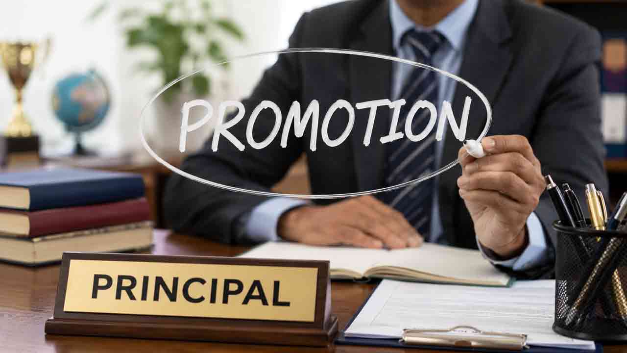 Promotion | సెక్రటరీ ఆదేశాలకు తూట్లు.. తనకు తానే ప్రమోషన్ ఇచ్చుకున్న ప్రిన్సిపాల్..!