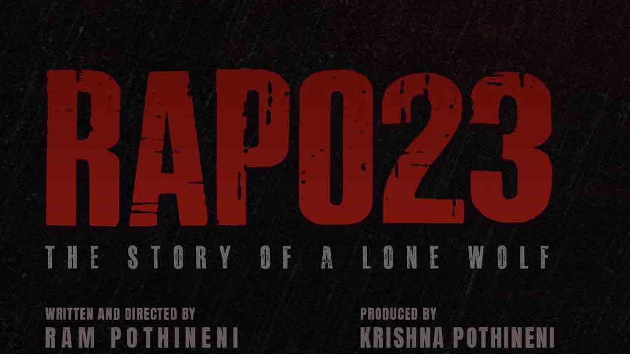 RAPO 23 | రూ.100 కోట్ల బ‌డ్జెట్‌.. రేపే గ్రాండ్‌గా ప్రారంభం కానున్న రామ్ పోతినేని ‘RAPO23’