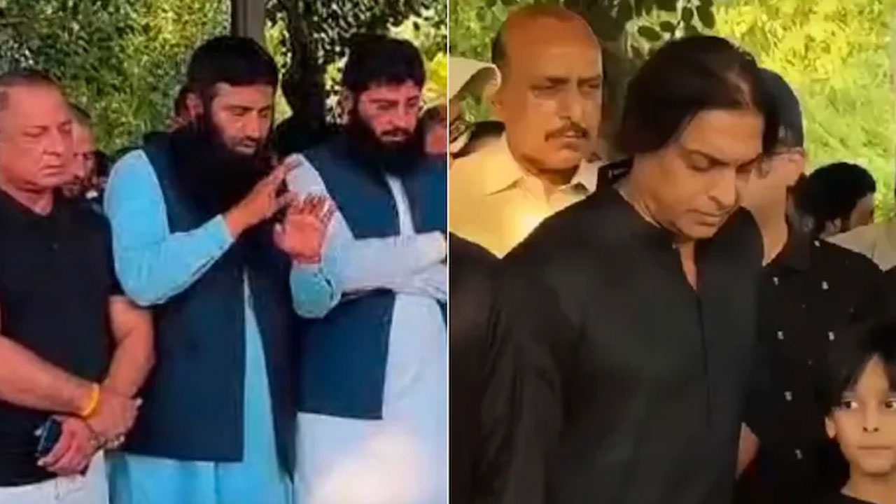 Shoaib Akhtar: షోయెబ్ అక్త‌ర్ సోద‌రుడి అంత్య‌క్రియ‌ల్లో పాల్గొన్న ల‌ష్క‌రే నేత‌లు