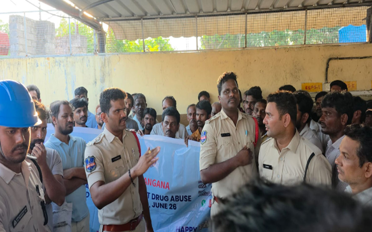 ఐటీసీ కార్మికులకు డ్రగ్స్ దుష్ప్ర‌భావాల‌పై అవగాహన
