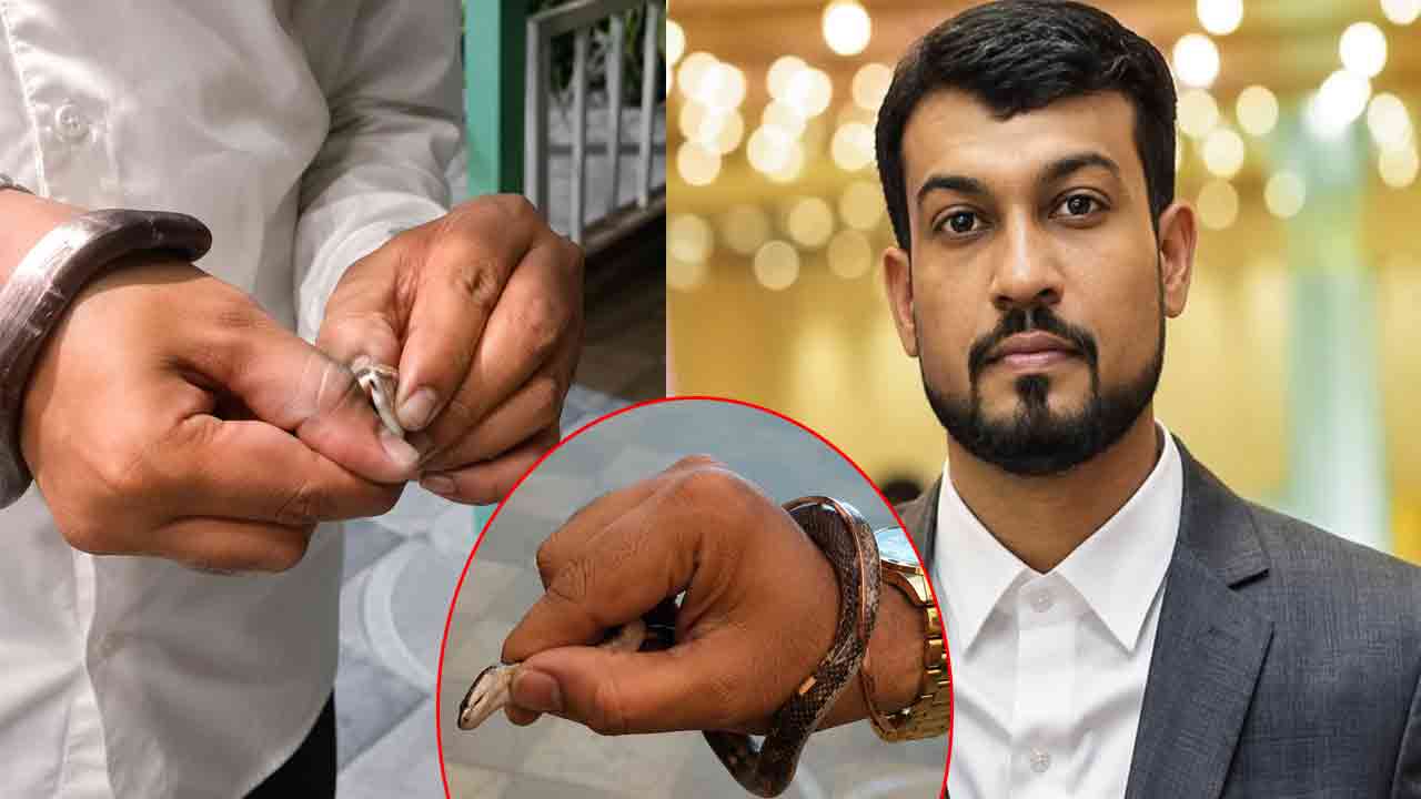 Hyderabad | కట్లపాముతో పరాచకాలు.. బొటనవేలిపై కాటేయడంతో మృతి.. వీడియో వైరల్