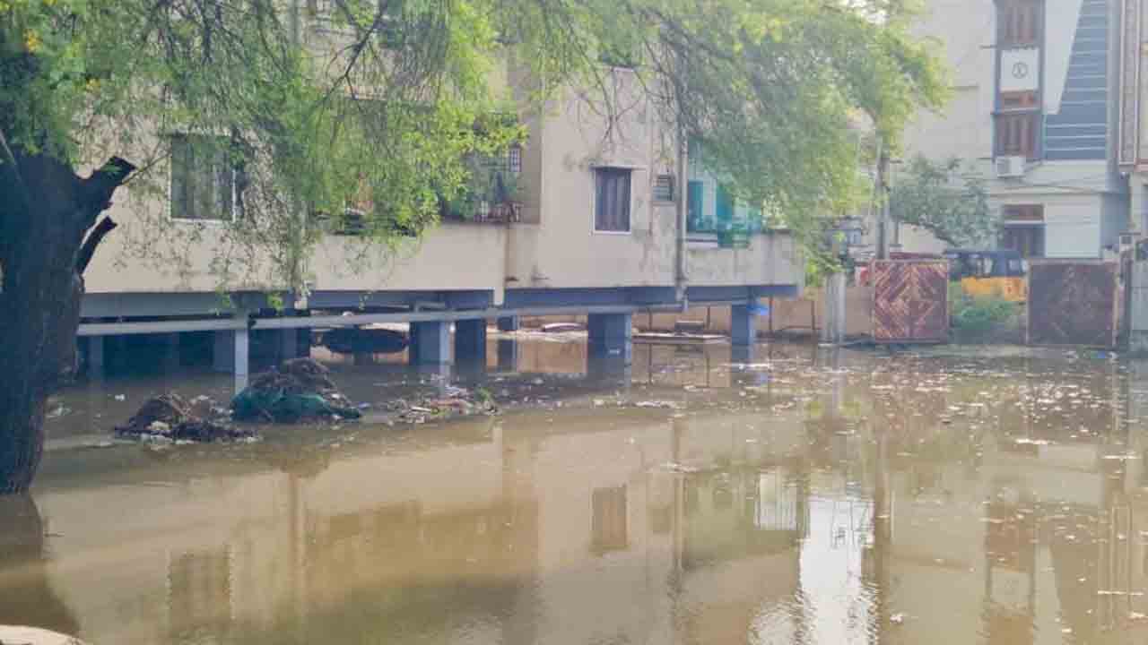 Sangareddy | అమీన్‌పూర్‌లో భారీ వర్షం.. జలమయమైన కాలనీలు