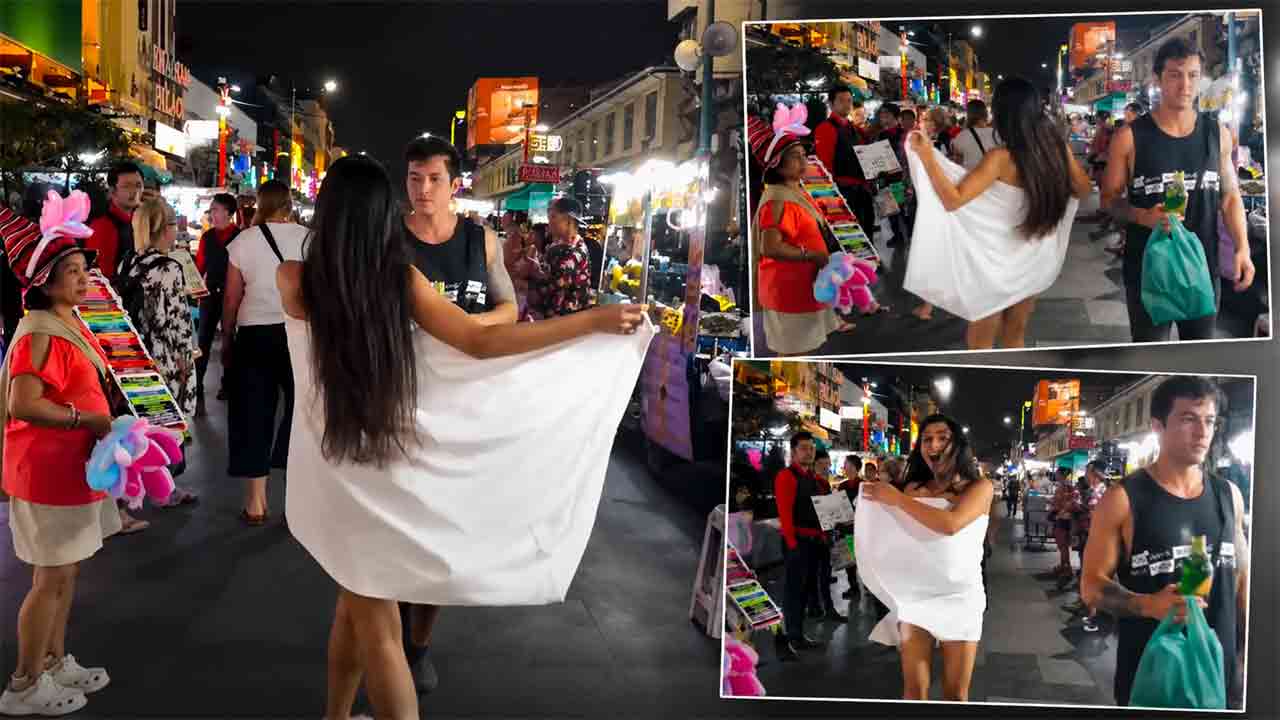 Towel Dance | ఫారెన్ రోడ్లపై యువతి టవల్ డ్యాన్స్.. భారతీయుల పరువు తీస్తున్నారని నెటిజన్ల ఫైర్