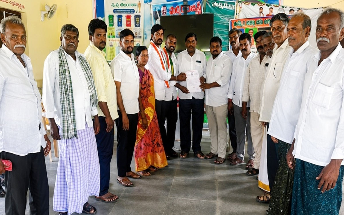 ఎర్రుపాలెం ఉప సర్పంచుల సంఘం మండలాధ్యక్షుడిగా విజయభాస్కర్ రెడ్డి