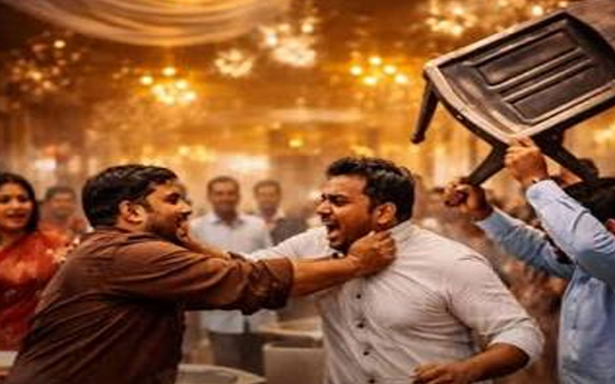 పెళ్లిలో మటన్ ముక్కల కోసం లొల్లి.. స్టేష‌న్‌కు చేరిన పంచాయితీ