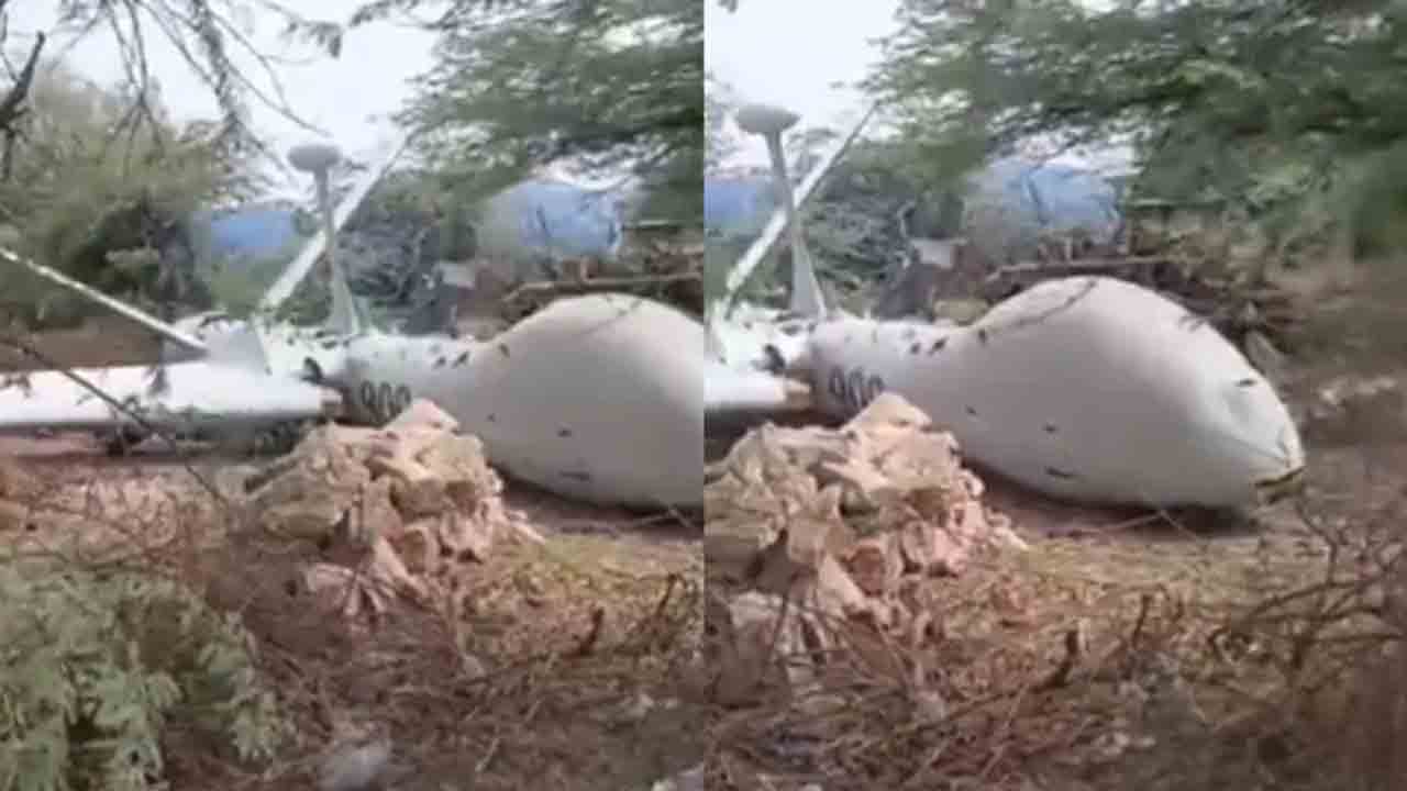 పోర్‌బందర్‌ తీరంలో కూలిన ‘దృష్టి-10’ డ్రోన్‌