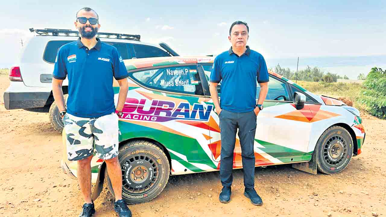 రువాండా మౌంటెన్‌ ర్యాలీ బరిలో హైదరాబాదీ నవీన్‌