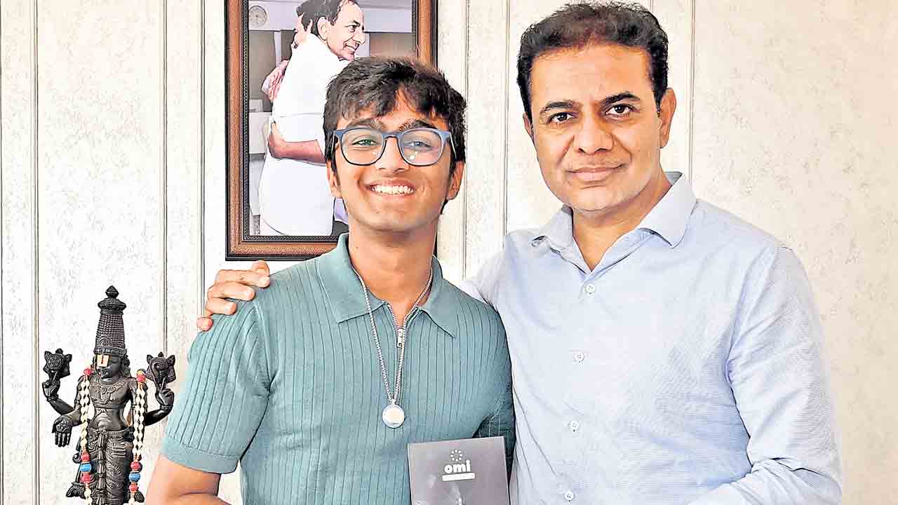 ఆరవ్‌ గార్గ్‌ అద్భుత విజయం.. ‘ఎక్స్‌’ వేదికగా కేటీఆర్‌ అభినందనలు