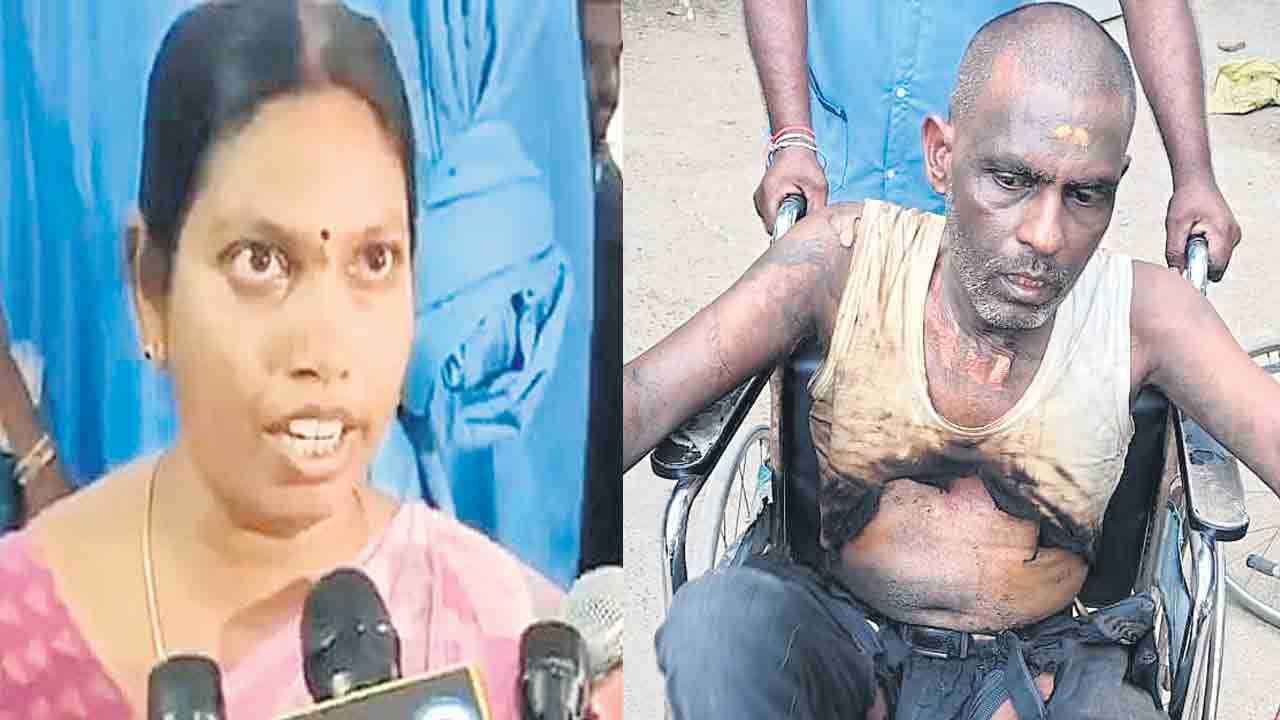 కవ్వంపల్లి అనుచరుడి వల్లే నా భర్త ఆత్మహత్యాయత్నం