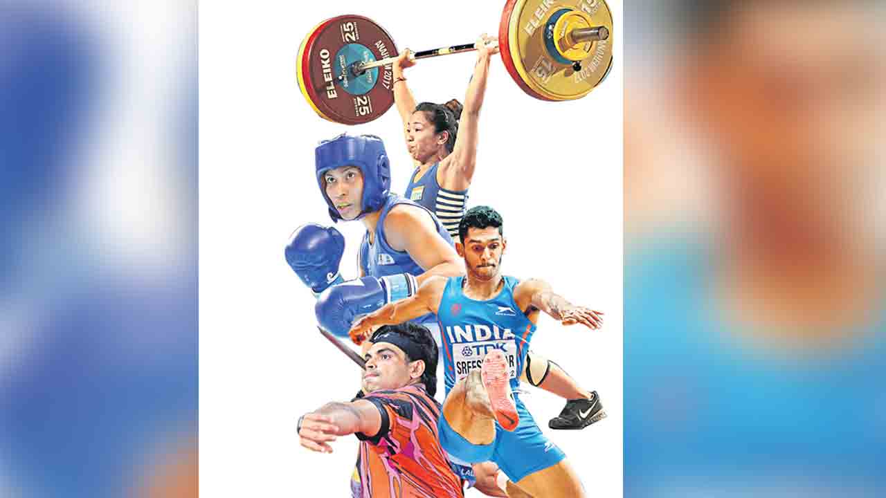 టార్గెట్‌ టాప్‌ 5.. నేటి నుంచే కామన్వెల్త్‌ గేమ్స్‌