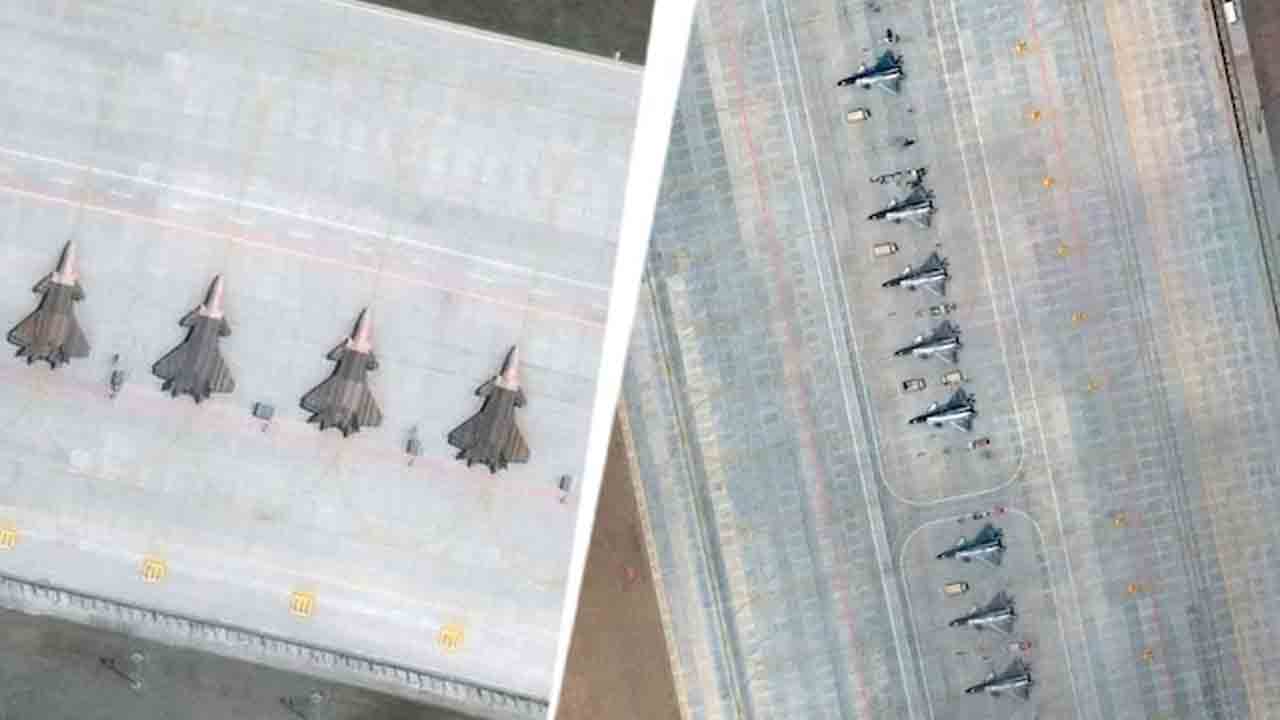 భారత్‌ సరిహద్దులో చైనా ఫైటర్‌ జెట్లు