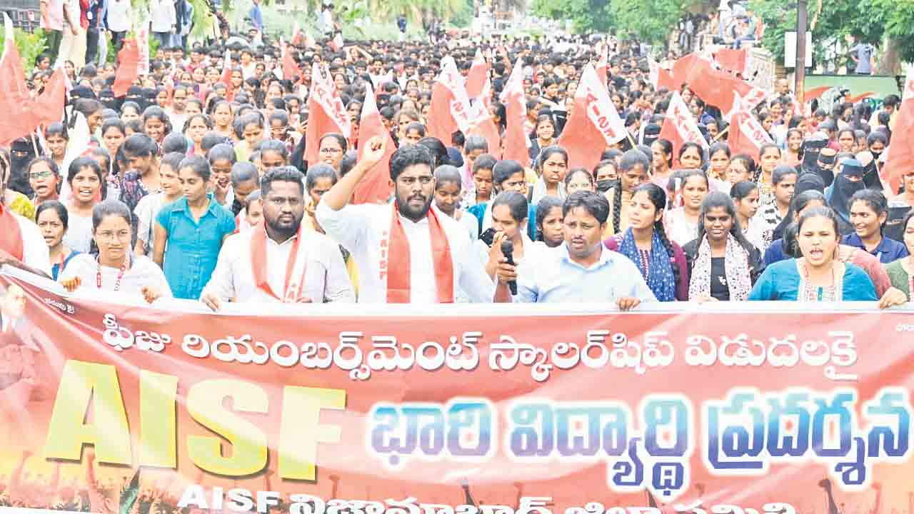ఫీజు రీయింబర్స్‌మెంట్‌ వెంటనే విడుదల చేయాలి