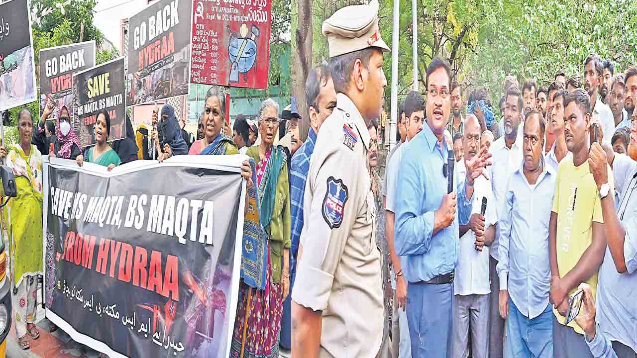 బస్తీ బతుకులపై ‘హైడ్రా’ బాంబు!