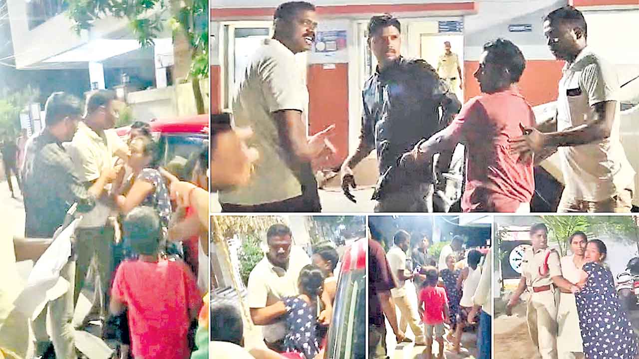 AP Police | తెలంగాణ జర్నలిస్ట్‌పై ఏపీ పోలీసుల దౌర్జన్యం!.. జర్నలిస్టు కేవీఆర్‌ భార్యపై అనుచిత ప్రవర్తన