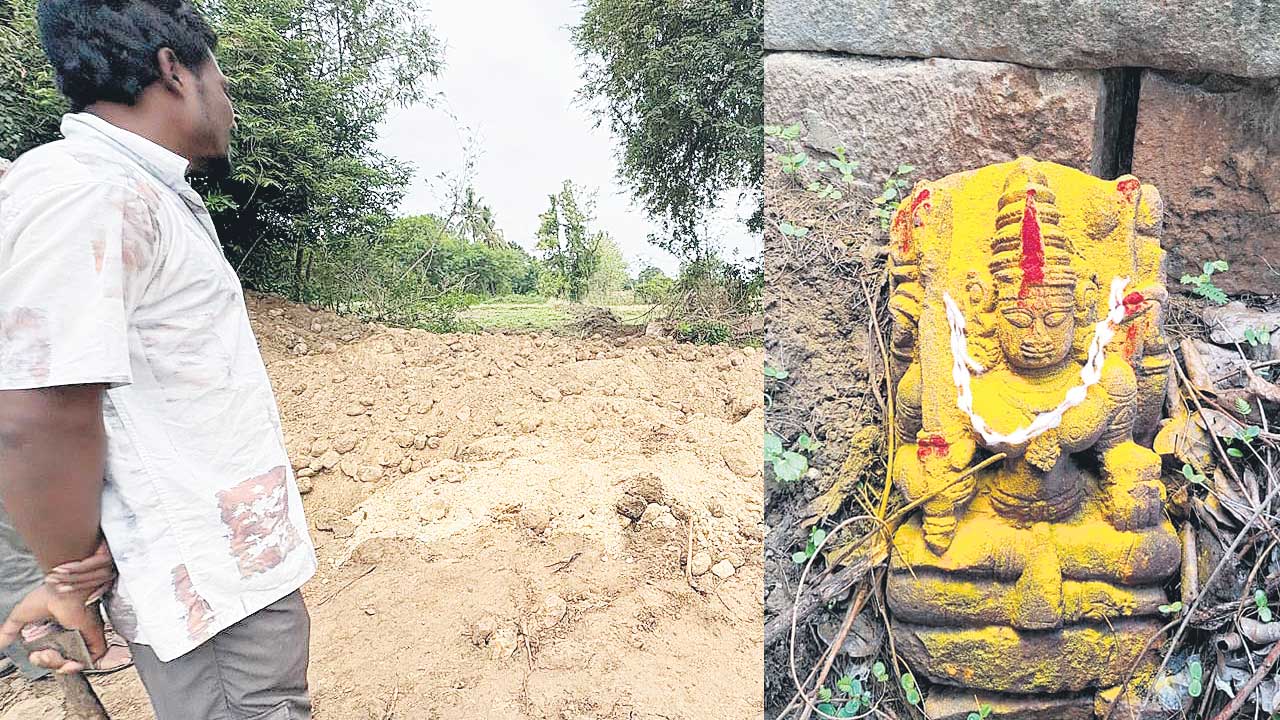 గుంతలు గుప్త నిధుల కోసమేనా?