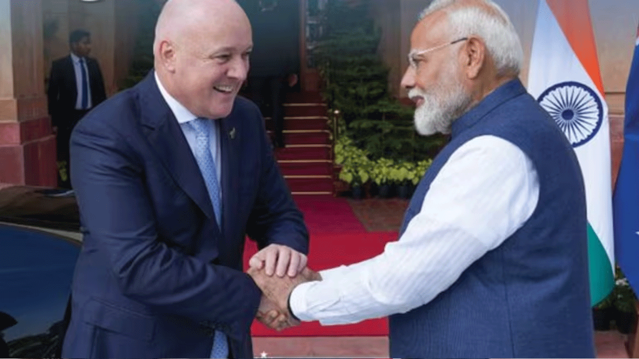 New Zealand PM | భార‌త్‌కు ఎగుమ‌తి చేస్తున్న 57 శాతం వ‌స్తువుల‌పై ఇక సుంకాలు ఉండ‌బోవు : న్యూజిలాండ్ ప్ర‌ధాని