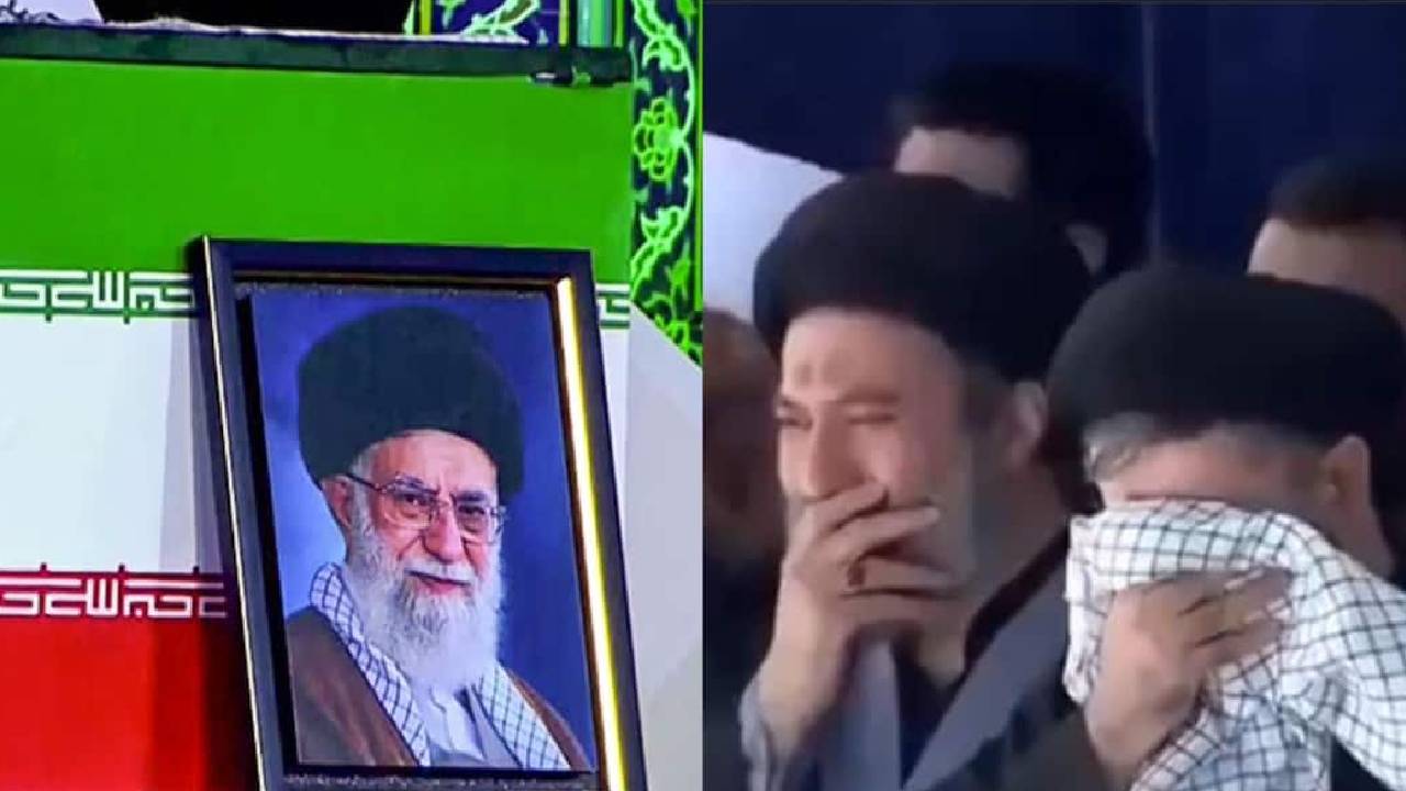 Ayatollah Ali Khamenei | కన్నీళ్లు పెట్టుకున్న ఖమేని ముగ్గురు కొడుకులు.. కొనసాగుతున్న అంత్యక్రియలు