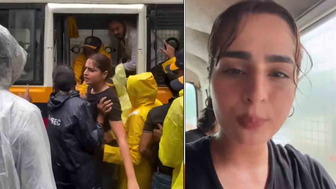 Ayesha khan | విద్యార్థులకు మద్దతు ఇచ్చిన ‘ధురంధర్’ నటి అయేషా ఖాన్‌ అరెస్ట్‌.. వీడియో