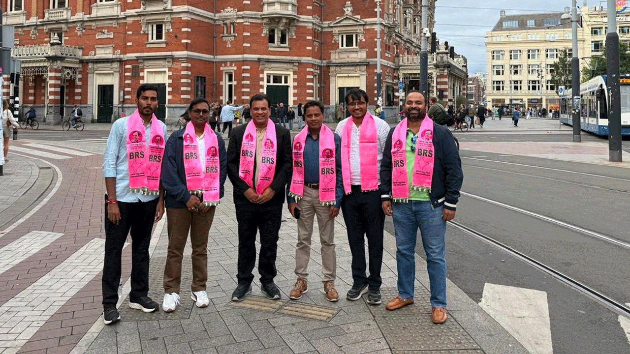 BRS Netherlands | బీఆర్‌ఎస్ నెదర్లాండ్స్ బృందంతో మహేశ్ బిగాల సమావేశం