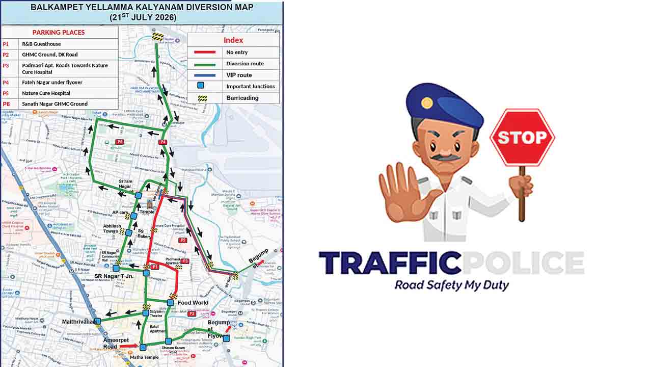బల్కంపేట ఎల్లమ్మ కల్యాణం.. ట్రాఫిక్‌ ఆంక్షలు