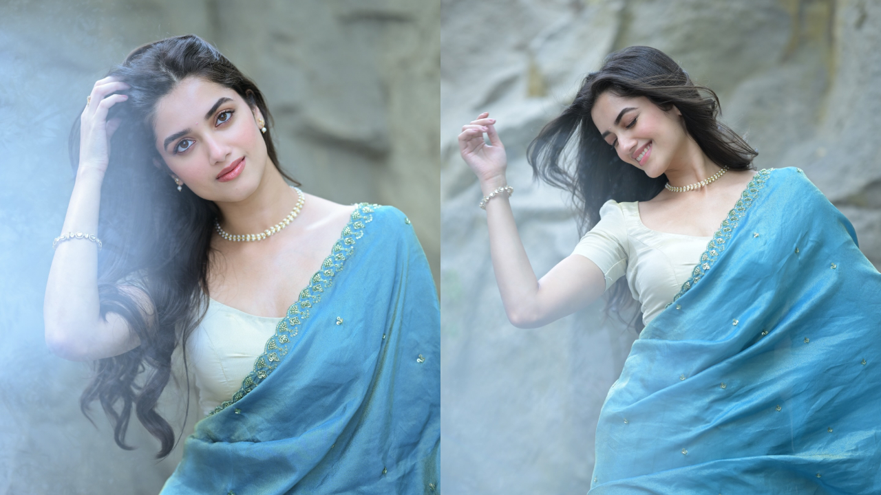 Bhagyashri Borse | చీర‌క‌ట్టులో క‌ళ్ళు చెద‌ర‌గొడుతున్న లెనిన్ బ్యూటీ భాగ్యశ్రీ బోర్సే