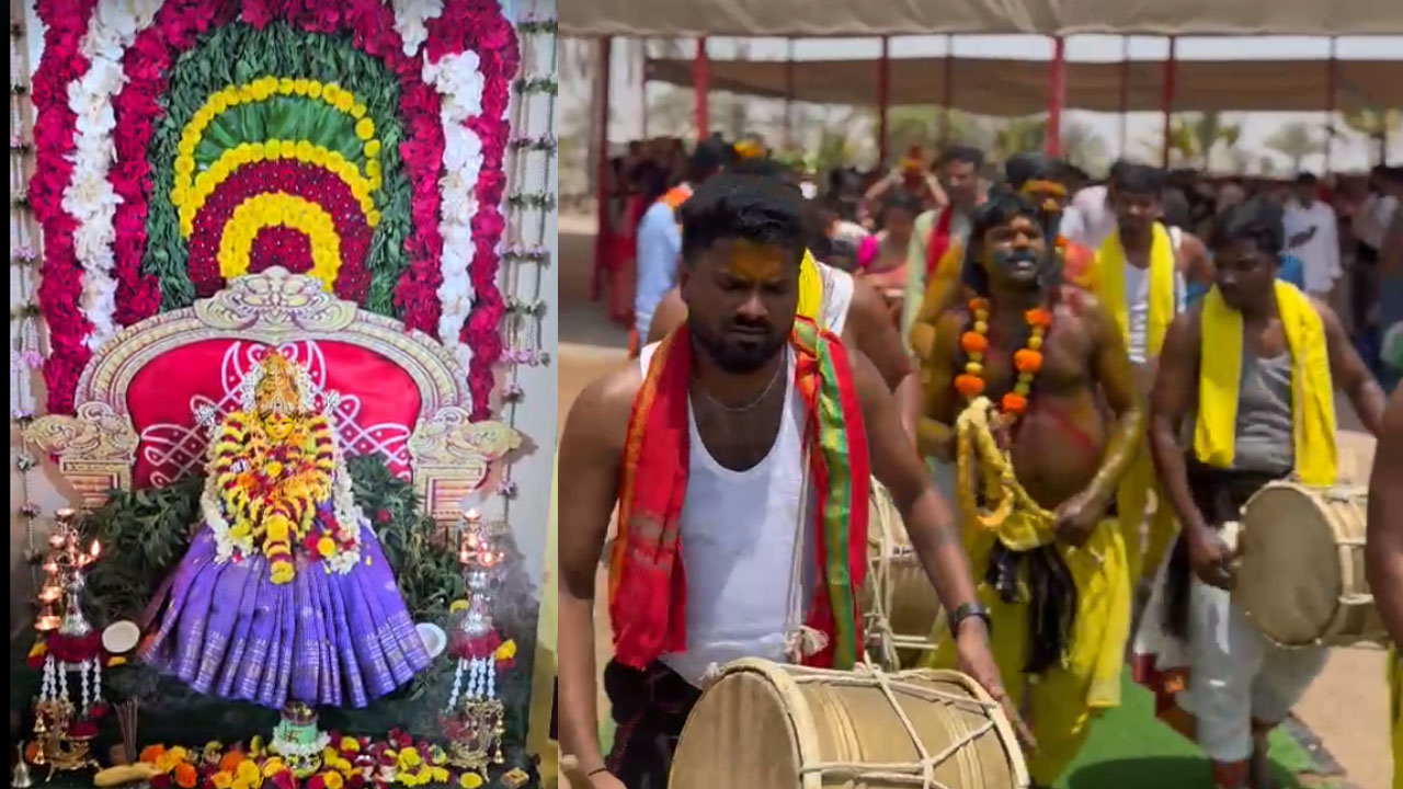 Bonalu in Dubai | దుబాయ్‌లో ఘనంగా శ్రీ మహంకాళి అమ్మవారి బోనాలు