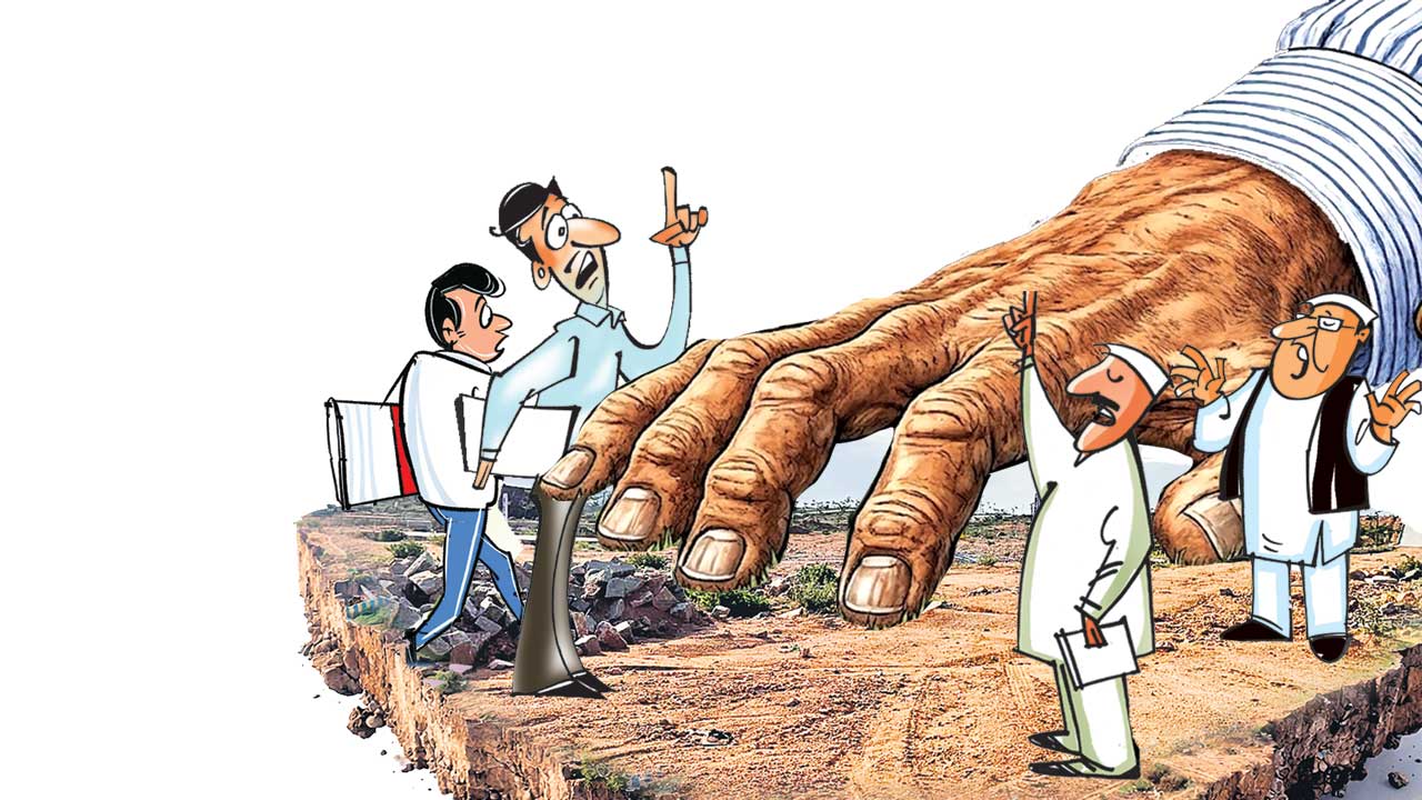 సర్కార్‌ భూములు అన్యాక్రాంతం