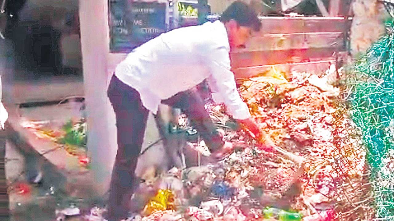 ఇదేం.. చెత్త పని