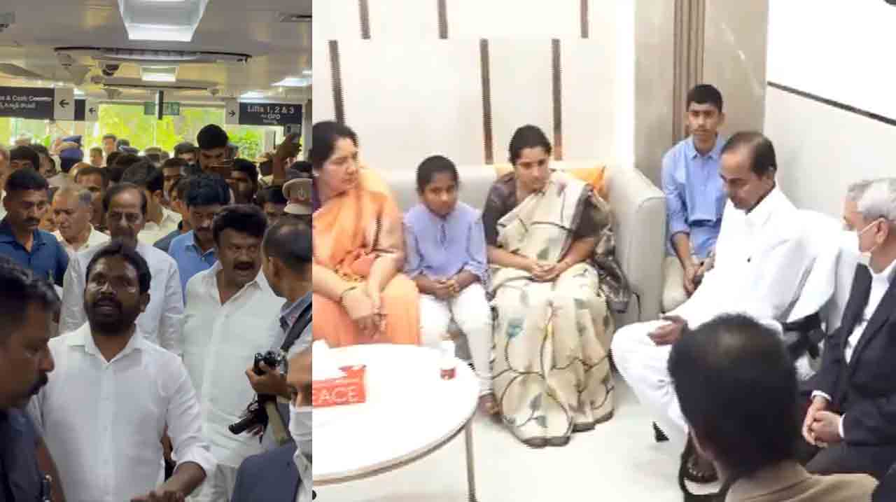 KCR | యశోద ఆస్పత్రికి కేసీఆర్‌.. పెద్ది సుదర్శన్‌ రెడ్డి కుటుంబసభ్యులకు పరామర్శ.. వీడియో
