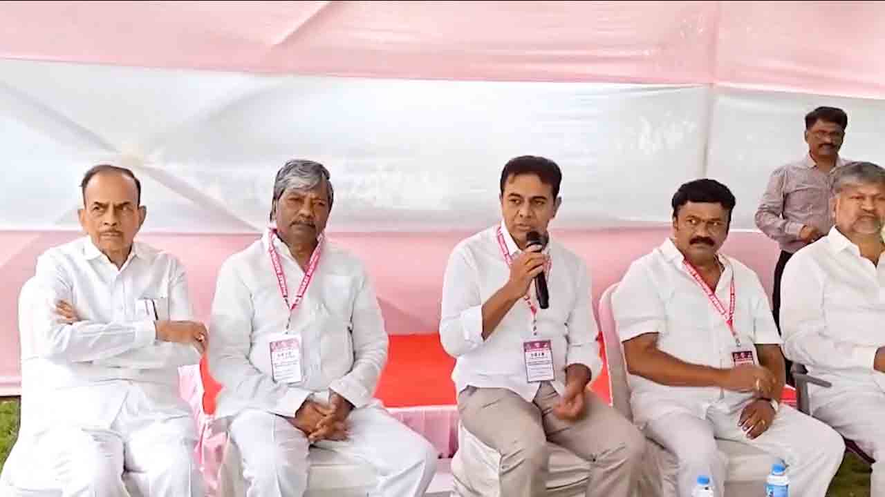 KTR | గ్రేటర్ హైదరాబాద్ బీఆర్ఎస్ పార్టీ నేతలతో కేటీఆర్‌ సమావేశం.. వీడియో